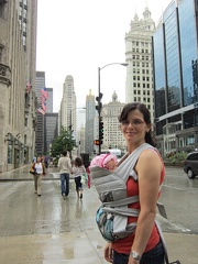 Greta on the Chicago Magnificent Mile
